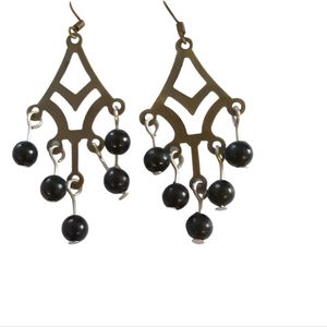 Dangle beaded earrings